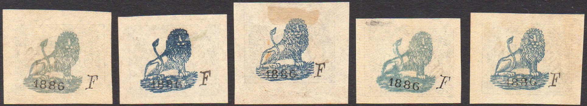 Paraguay 1886 Official Second Printing feature